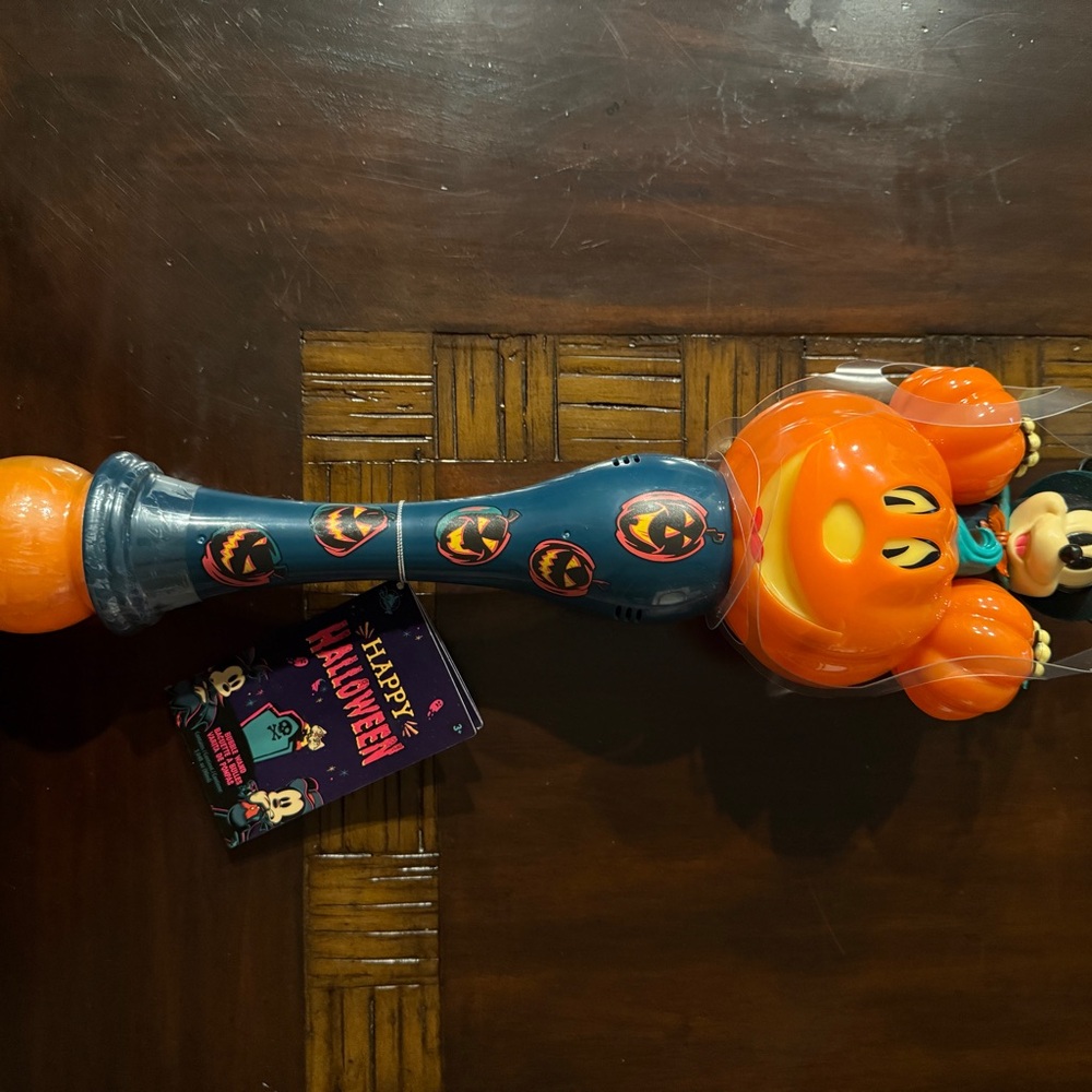 Halloween Themed Kids Toy with Orange and Blue Design